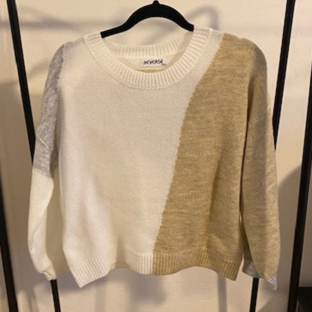 Color block Sweater short set